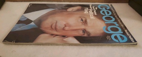 George Magazine February March 2000 Donald Trump Cover John McCain Good Used! - Picture 9 of 20