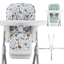 Baby High Chair Cover Replacement, Reversible Waterproof High Chair Cushion