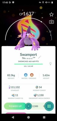 Pokemon Shiny Swampert Special Background Mega Global Kalos - Tr.a.d.e or P.T.C