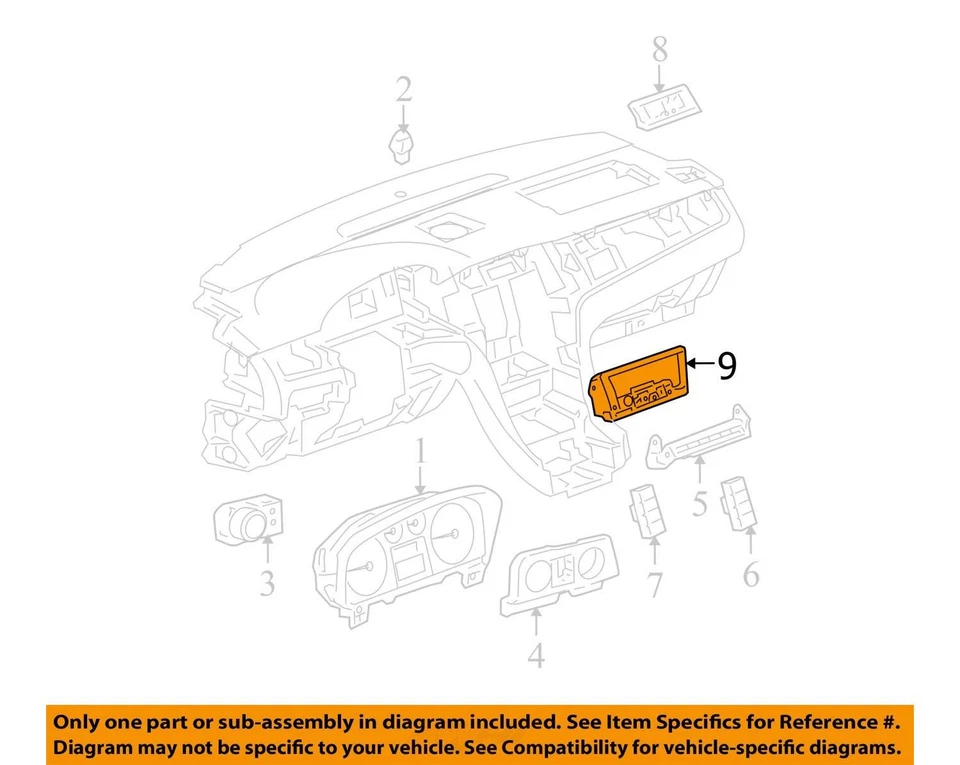 Cadillac Escalade 2012-2014 ESV AC calefacción climatización 20921720 CSVGC Foto 3 de 4