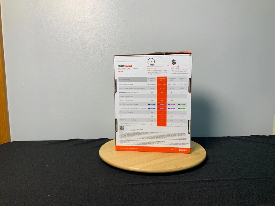 ARRIS Surfboard SB6190 1 Gbps Cable Modem DOCSIS 3.0 - Image 3 of 4