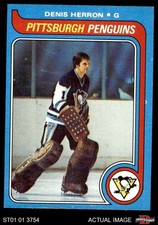 1979 Topps #94 Denis Herron Penguins 6 - EX/MT