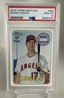 2018 Topps Heritage Shohei Ohtani RC PSA 10 Gem Mint