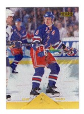 1996-97 Pinnacle Rink Collection Adam Graves Card #9 New York Rangers