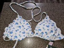 NWT Wild Fable Bikini Top Bathing Suit Ruffle Edge XS to XL