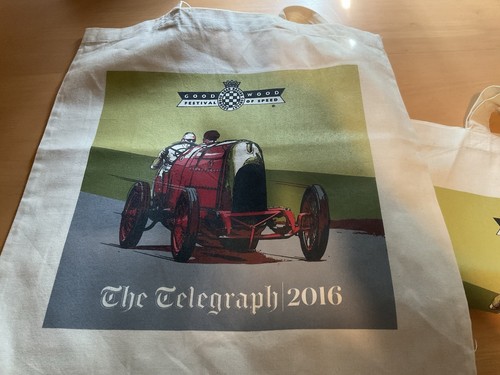 2016 Goodwood Festival of Speed Tote Beast of Turin (Ideal for Cushion Covers) - Picture 2 of 3