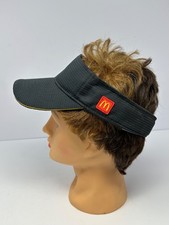 McDonald's Employee Black Snapback Visor Hat S6