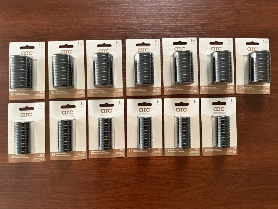 捆绑包:(7) 1.5 英寸和 (6) 1 英寸钉子弧形戒指,12 件套,全新 — 第 4/4 张图片