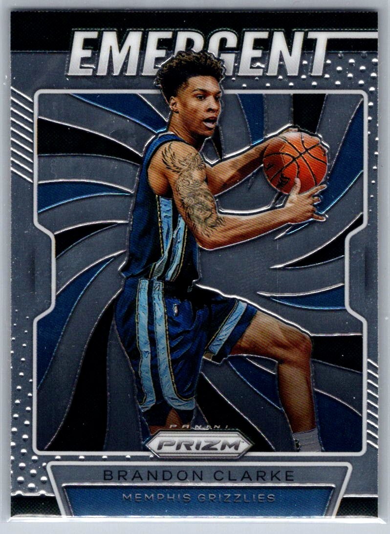 2019-20 Panini Prizm Brandon Clarke Emergent #28