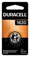 Duracell 1620 3V Lithium Coin Battery 1 Count Pack CR1620 Fitness Devices