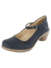 El Naturalista Womens Aqua 5370 Mary Jane Heel Shoes