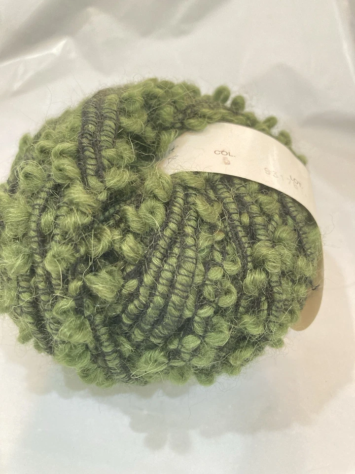 Lot of 5/ Trendsetter OTHELLO Boucle Alpaca Wool Blend Yarn - Olive #5 - Image 2 of 4