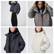 UNIQLO U PUFFTECH Parka S-3XL Hooded Oversized Water-Repellent Women 480064 New