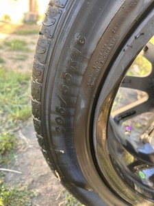 Rims and Tires 205/55r16 94V XL M+S 5-lugs Wheels Set of 4