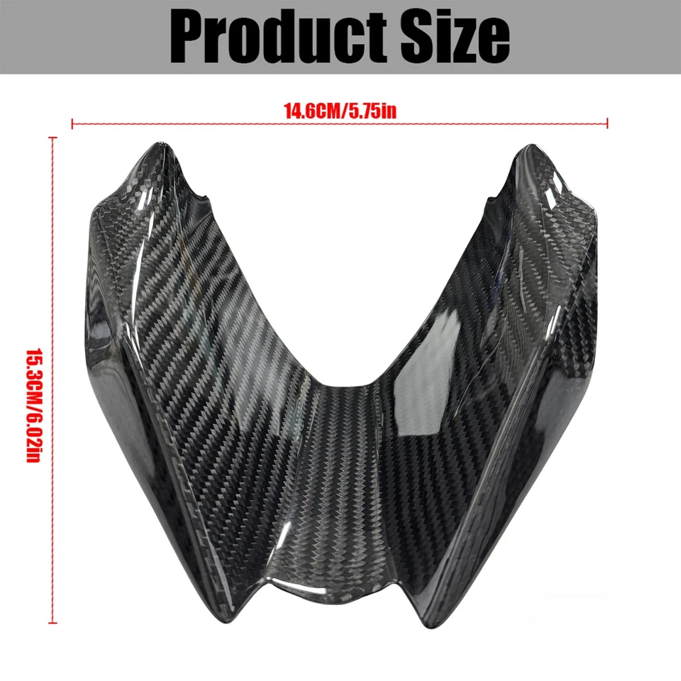 For Kawasaki Ninja ZX-6R 636 2024-26 Carbon Fiber Front Fairing Air Inlet Cover - Image 3 of 4
