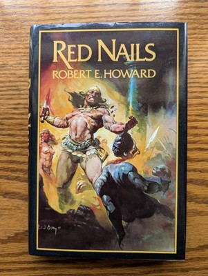 Conan Red Nails HC Robert E Howard 1977 Berkley Authorized Edition 1977 NICE!