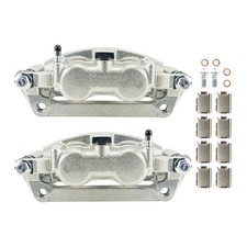 Pair Rear Brake Caliper W Bracket For Ford F-250 F-350 Super Duty 2013-2022