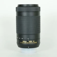 Nikon AF P NIKKOR 70 300mm f4.5-6.3G ED VR Lens for Nikon F Mount Camera
