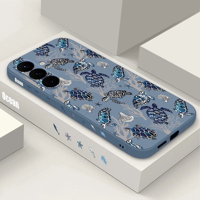 Sea Turtles Shockproof Case For Samsung S25 S24 Ultra S23 A16 A15 A34 TPU Cover - Image 4 of 4