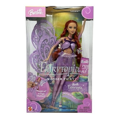 Vintage 2004 Wonder Fairy Barbie Doll Lenara Fairytopia Mattel
