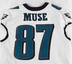2023 Philadelphia Eagles Nick Muse #87 Game Used White Jersey 44 967 — photo 10