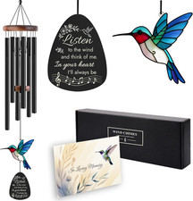 Sympathy Wind Chimes for Loss of Loved One, Memorial Gifts for Loss of Mother/Da