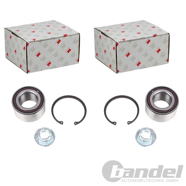 2X NK Radlager Satz Vorne Links+Rechts Passend FüR Ford Tourneo Transit-image