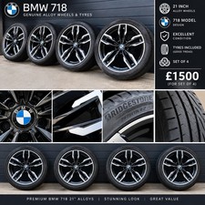 BMW 21" Style 718M Alloy Wheels & Tires – Staggered Fitment (G01 X3 / G02 X4)