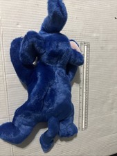 Ty Beanie Buddies Peanut the Elephant Beanbag Plush Toy Royal Blue w/ Tags 15"