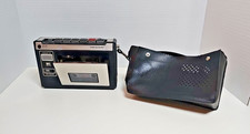 VINTAGE REALISTIC CTR-39 MODEL 14-819 CASSETTE TAPE RECORDER w CASE NOT WORKING