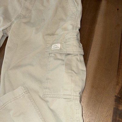 Vintage Levi's Cargo Pants Mens 36/34 Tan Loose Straight Utility Pockets