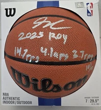 Spurs STEPHON CASTLE Signed Lots Of Inscriptions  Auto Pro Basketball LE 10/10 