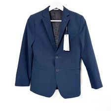 NWT Calvin Klein Boys Size 14 youth Navy Blue Blazer Suit Jacket