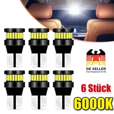 6Stk T10 Canbus SMD Auto Standlicht Innenraum Beleuchtung Birne LED Glühbirne