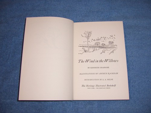 THE WIND IN THE WILLOWS by Kenneth Grahame/HCDJ/Childrens/Fairy Tales/Illust. - Picture 7 of 11