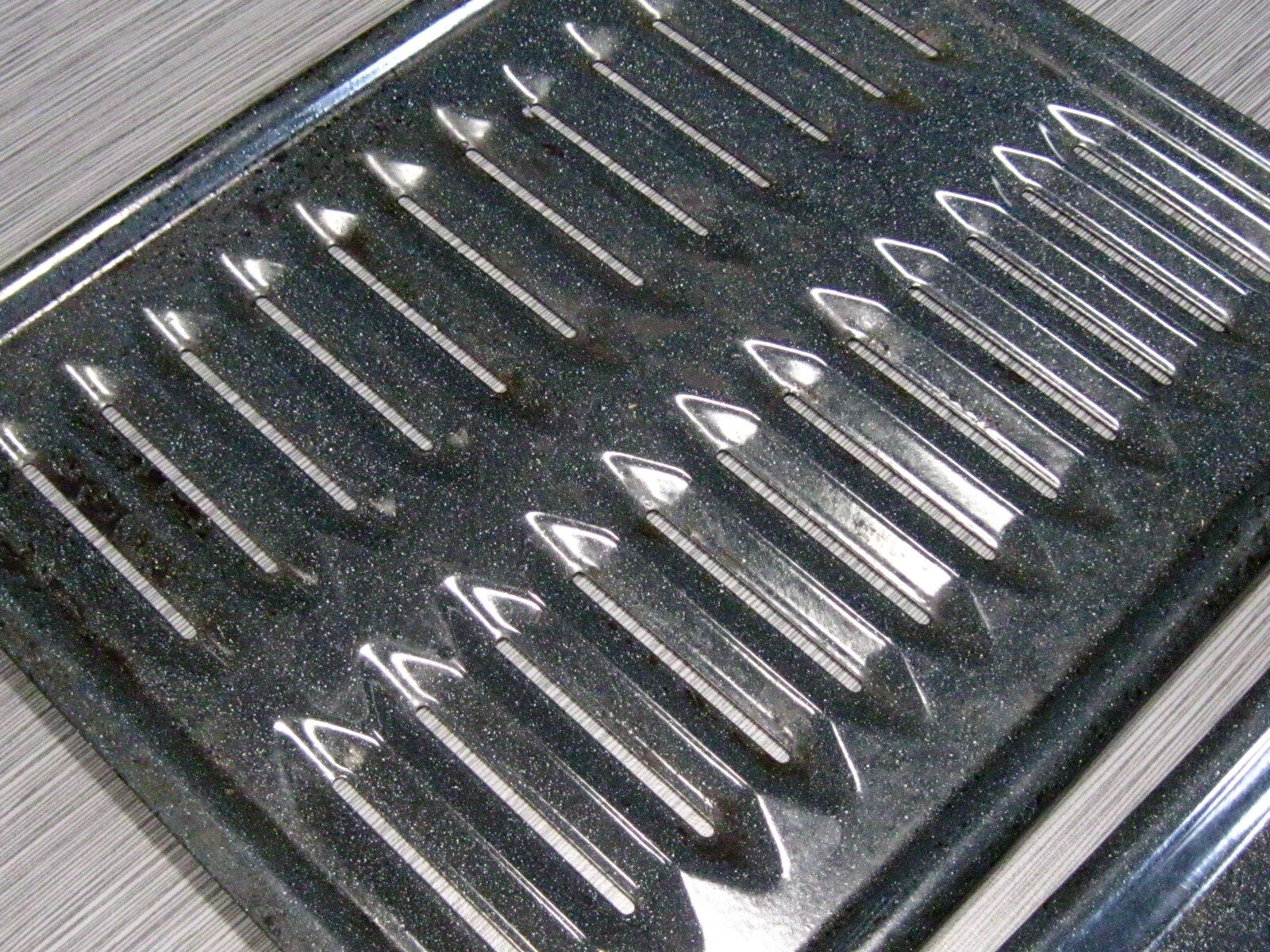 GE SPECTRA Range Stove BROILER PAN & TRAY Set Rack Porcelain Meat