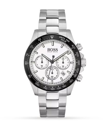 BOSS Men's Hero HB1513875 Quartz Watch with Silver Stainless Steel Strap - Picture 1 of 7