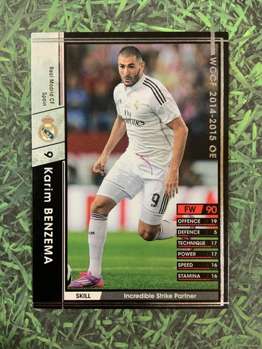 Panini WCCF 2014-15 Karim Benzema Real Madrid Football Soccer card
