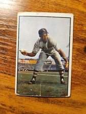 1953 Bowman Color Hector Rodriguez Rookie RC #98 Lower Grade Creases 