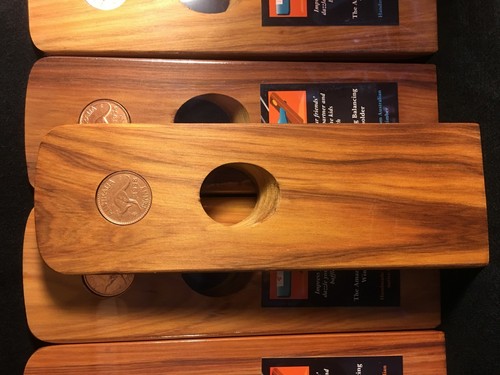 Balancing Wine Holder with Australian Penny. Perfect Gift. SHOP YOUR YEAR - Picture 63 of 66