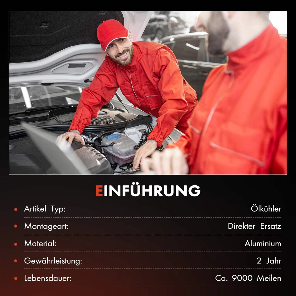 Enfriador de aceite aceite de motor para Citroën C4 I C4 II C6 Peugeot 607 807 5008 II Expert caja - Imagen 3 de 4