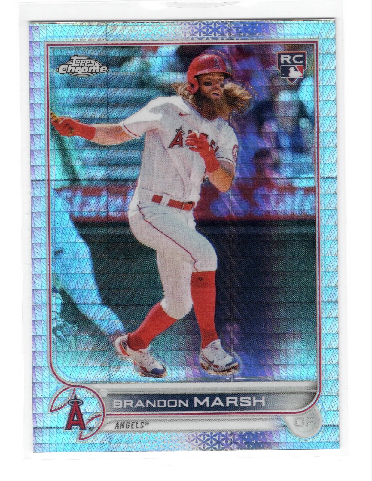 Brandon Marsh RC 2022 Topps Chrome Sonic #133 1st RC Prism Refractor Phillies