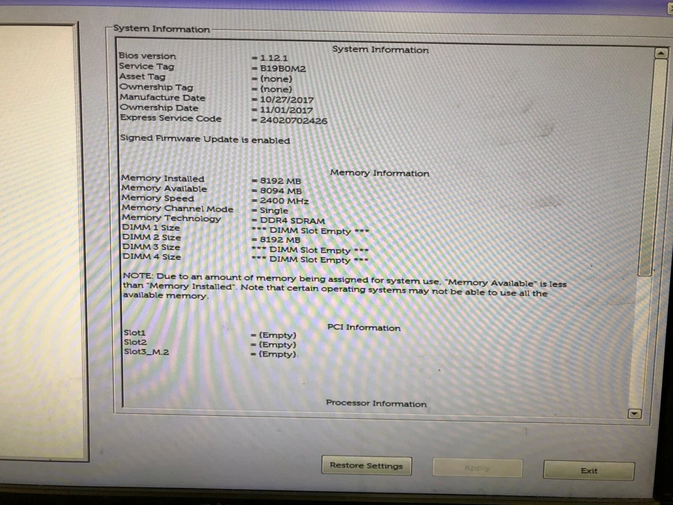 Dell OptiPlex 7050 i7-7700 3.60GHz 8GB RAM 1TB - Image 2 of 4