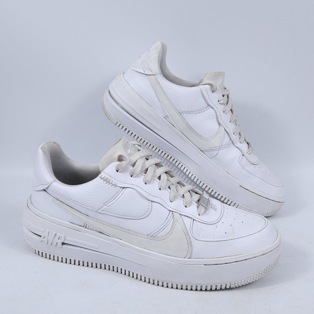 Nike Air Force 1 DJ9946-100 Womens White Low Top Lace Up Nike Air Force 1 DJ9946-100 Womens White Low Top Lace Up