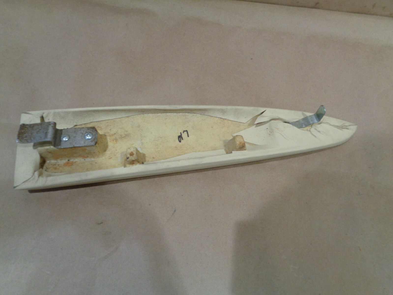 Ferrari 430 Coupe,Spider  LH Door Panel Arm Rest Insert - Cream - P/N 67839804