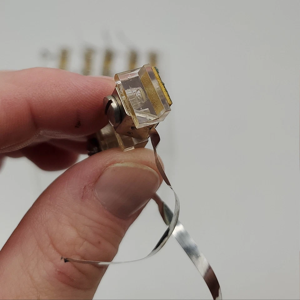 Ademco 175/L Double Foil Take Off Blocks Self Adhesive 1-3/4" x 1/8" Pack of 10 - Image 4 of 4