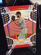 2022 NT USA RED WHITE BLUE LUCAS GIOLITO dual color stitch patch gold 18/25 Bos