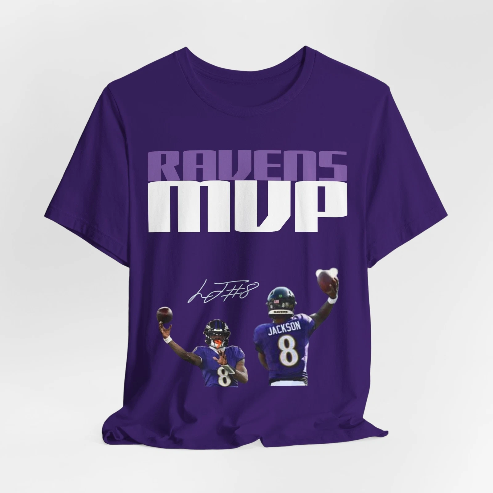 football Baltimore Lamar Jackson MVP T-Shirt, Raven Game Day Football T-Shirt