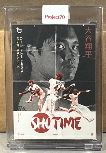 TOPPS PROJECT 70 #454 SHOHEI OHTANI ANGELS by BEN BALLER Print Run 7102