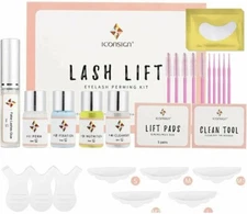 8 In 1 Eyelash Perm Kit Lash Lift Kit Semi-Permanent Curling Perming Wave 